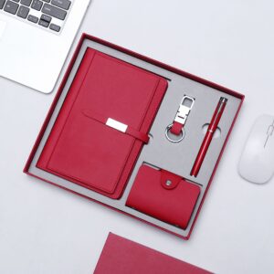 Gifts Box Set (Notebook+ Pen + keychain + card holder)