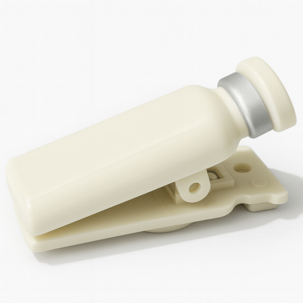 Vial-Shaped Clip Holder