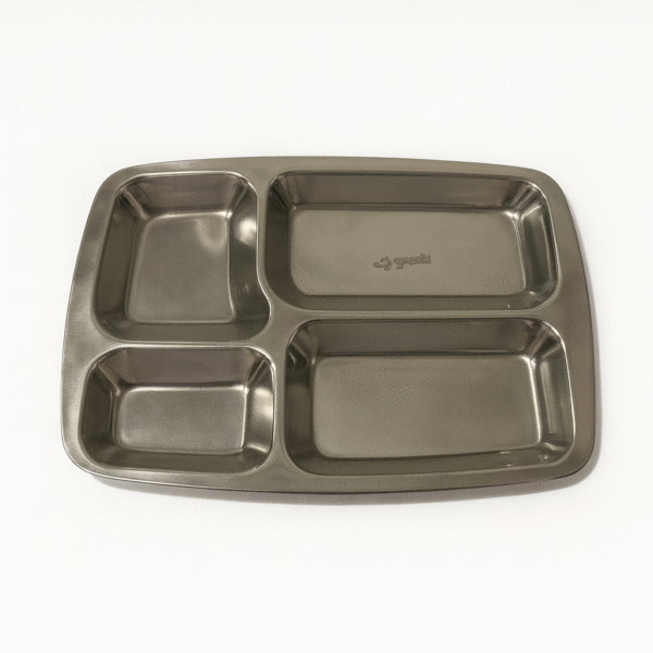 Stainless Steel Compartment Meal Tray