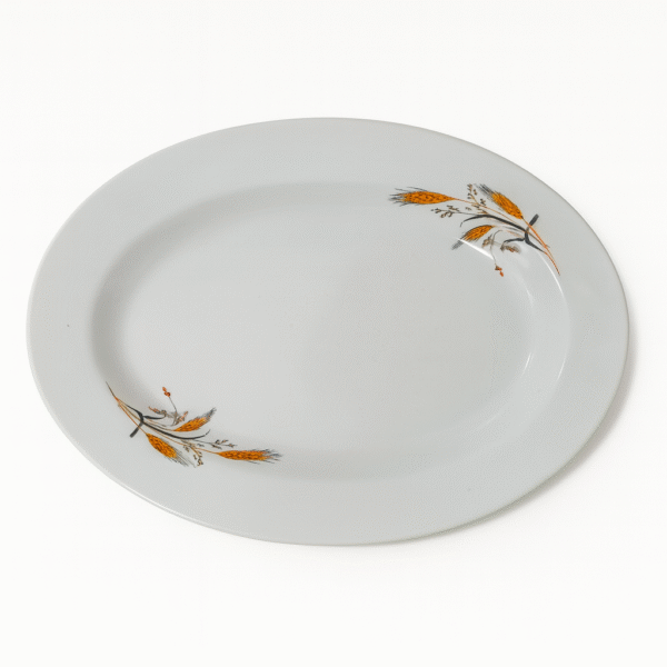 Custom Porcelain Oval Serving Plate