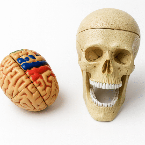 Human Skull and Brain Anatomical Model