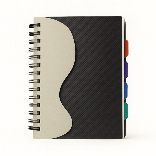 A5 Spiral Notebook with Dividers